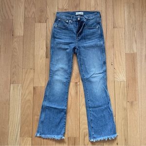 Madewell Cropped Flare Jeans